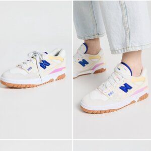 New Balance 550's - White/Blue Sneakers - Sz 9